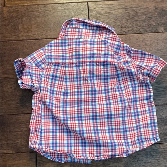 GAP Red and Blue Button Down Shirt for Casual Wear - Picture 4 of 4
